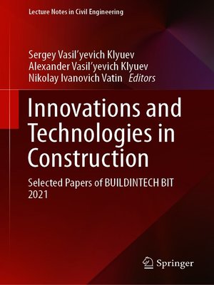 cover image of Innovations and Technologies in Construction